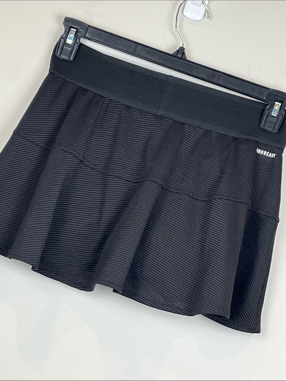 adidas Black Textured Sport Tennis Pickleball Skirt Size Medium - Picture 10 of 11